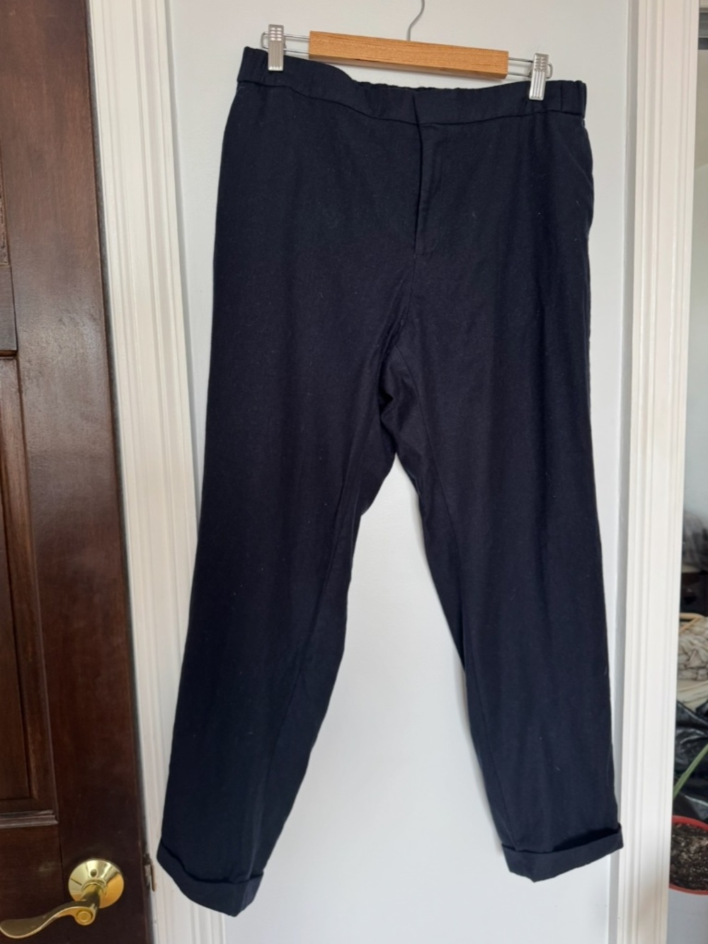 The Kooples Navy Wool Trousers in Size 52/Large